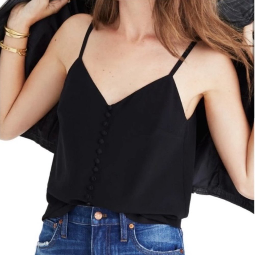 Madwell button down tank - Black - Size 2